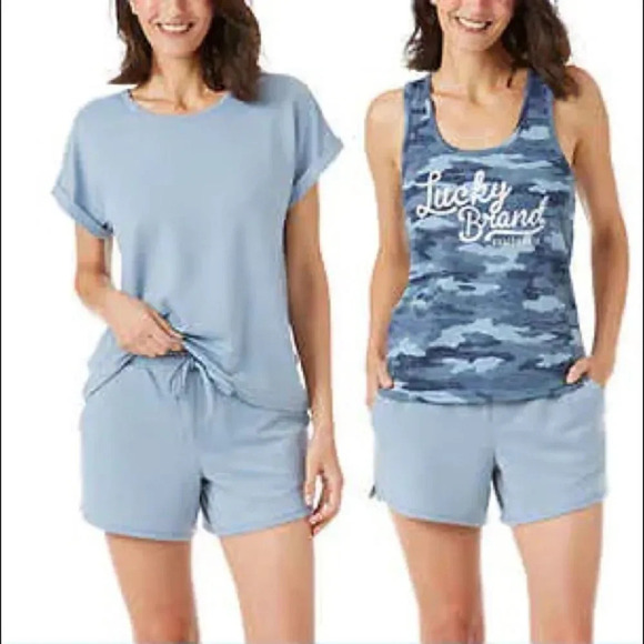 Lucky Brand Ladies' 3-piece Short Sleep Set - Picture 1 of 8